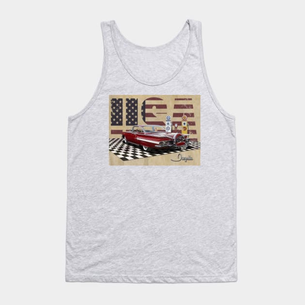 1960s Chevy Impala Tank Top by tedsox